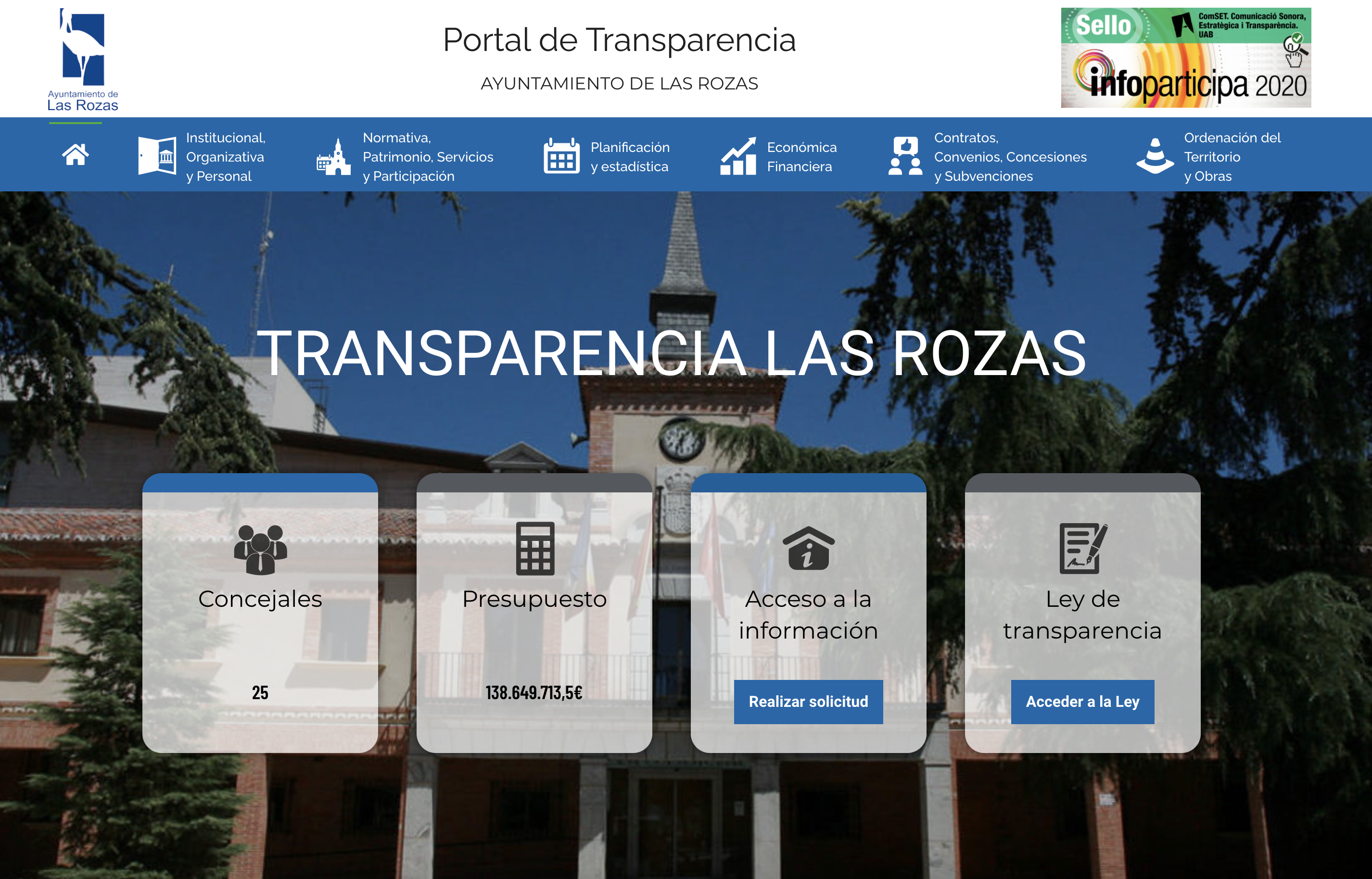 Portal de Transparencia de Las Rozas