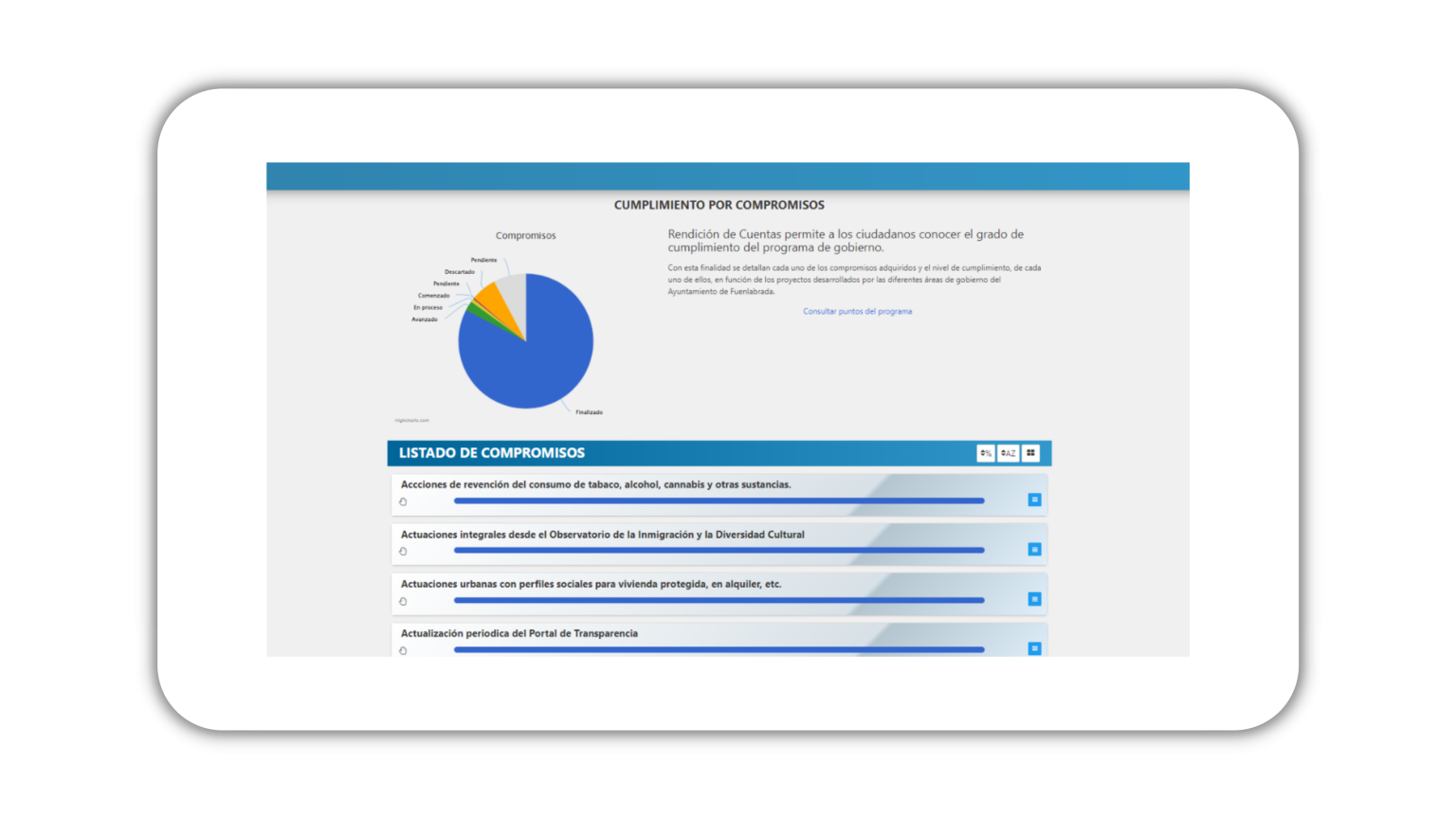 Rendición de cuentas - Ogov system